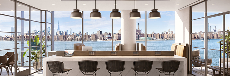 Halcyon Management unveils 60,000 s/f of amenities <br>at 60 Wharf Drive - designed by Peter McGinley